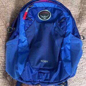 Osprey purpleish blue kid’s Backpack